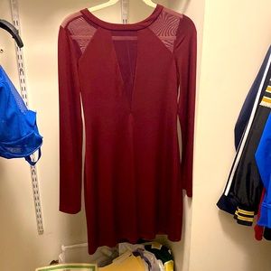 Women’s maroon dress from Express. Size Medium
